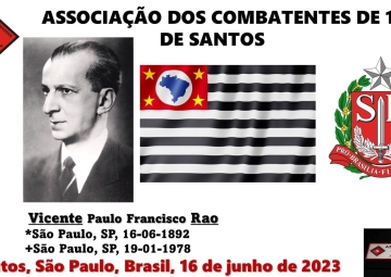 Homenagem a Vicente Paulo Francisco Rao